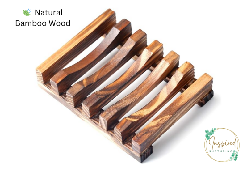 Natural Wooden Bamboo Soap Holder